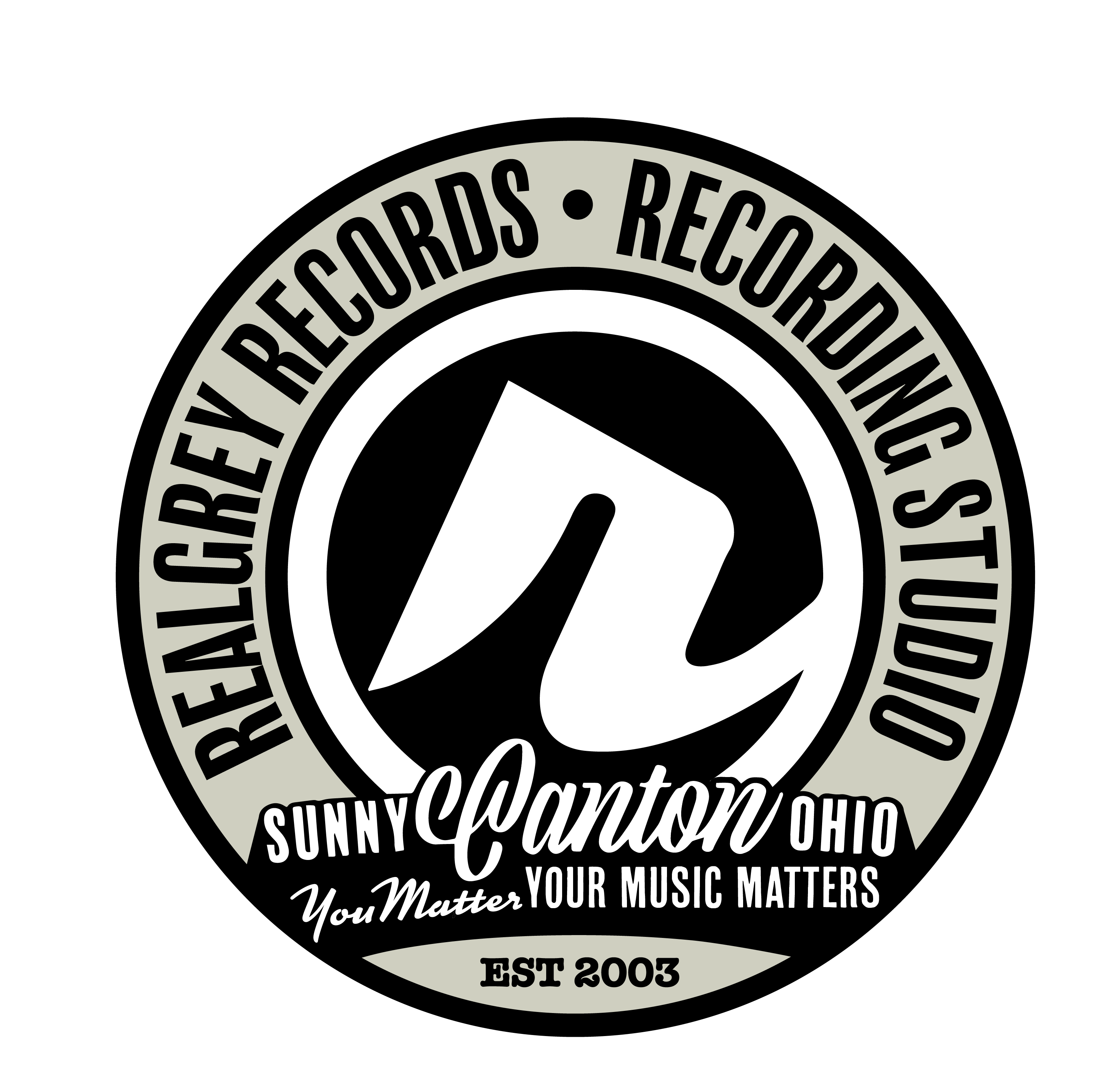 Realgrey™ Records Logo